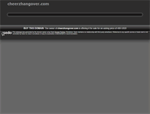 Tablet Screenshot of cheerzhangover.com